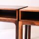 Pair of rosewood nightstands by Kai Kristiansen