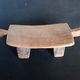 African stool in carved wood, probably Lobi – Burkina Faso