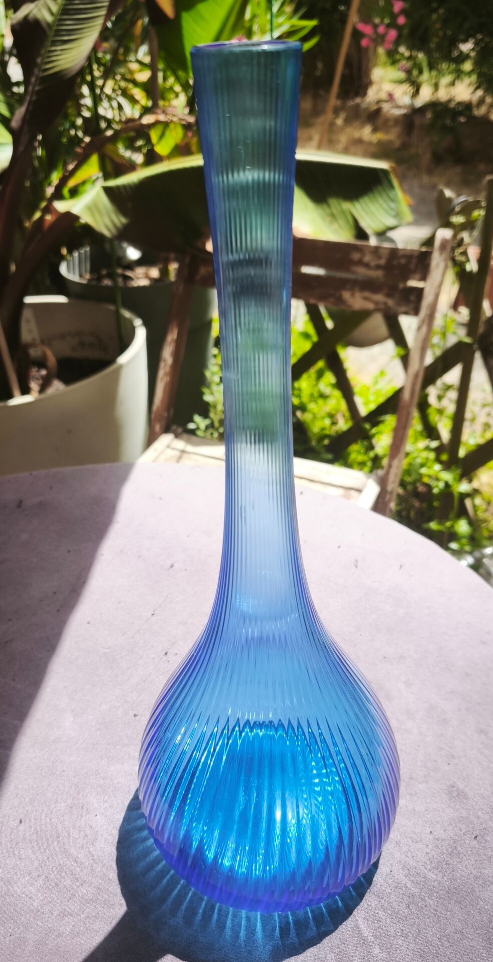 Vase berluze bleu daum