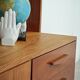 High sideboard, wooden display cabinet by Frantisek Jirak – 1960