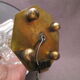 Art-deco lamp in crystal and brass