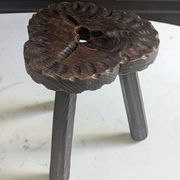 Brutalist tripod stool
