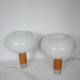 Pair of Drupol lamps, 60s