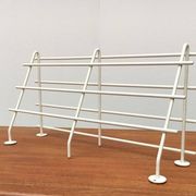 Mid-century modern minimalist metal coat rack from the 1960s.