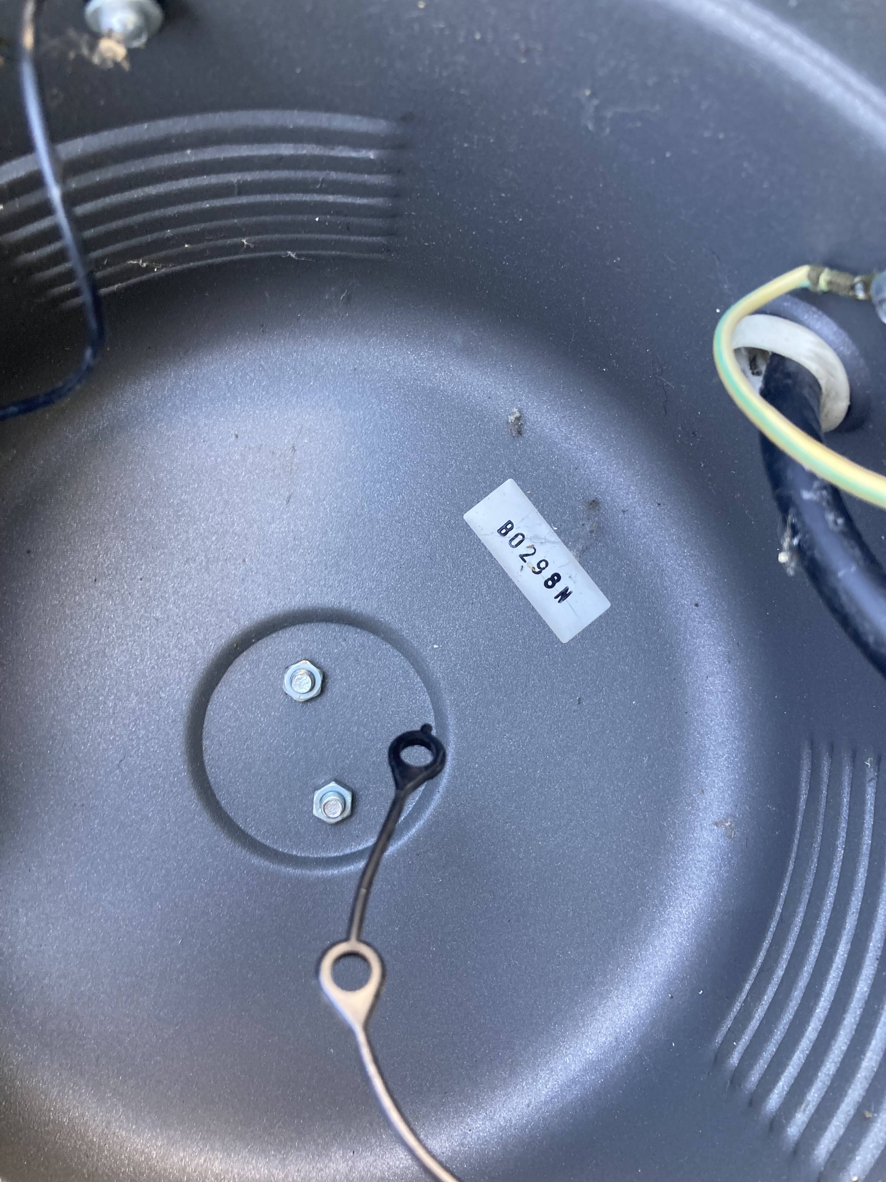 Authentic workshop lamp in stainless steel and steel