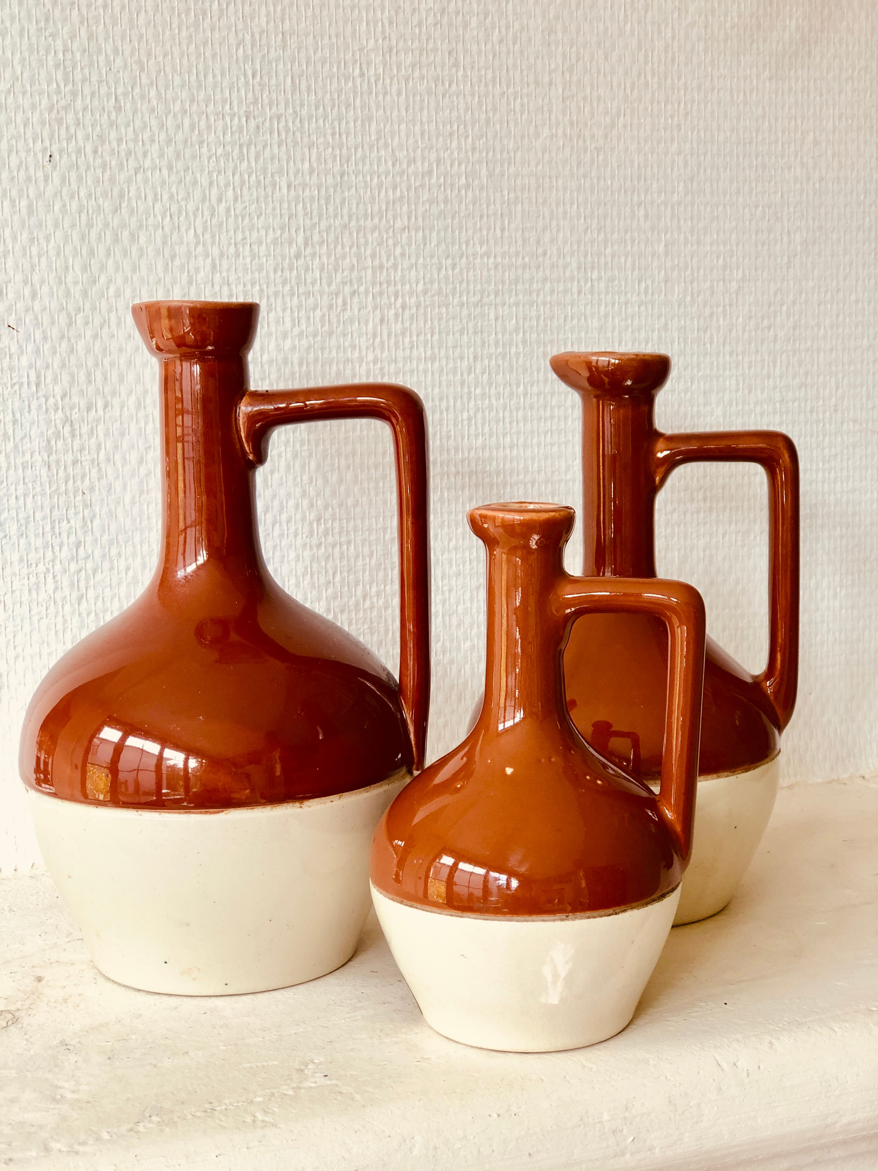 Sandstone jugs - bardinet - 60s