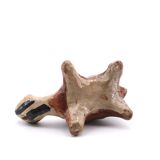 Moroccan Ideqqi ceramic turtle, 1970s