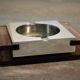 Cendrier plexiglas & acier design 1970