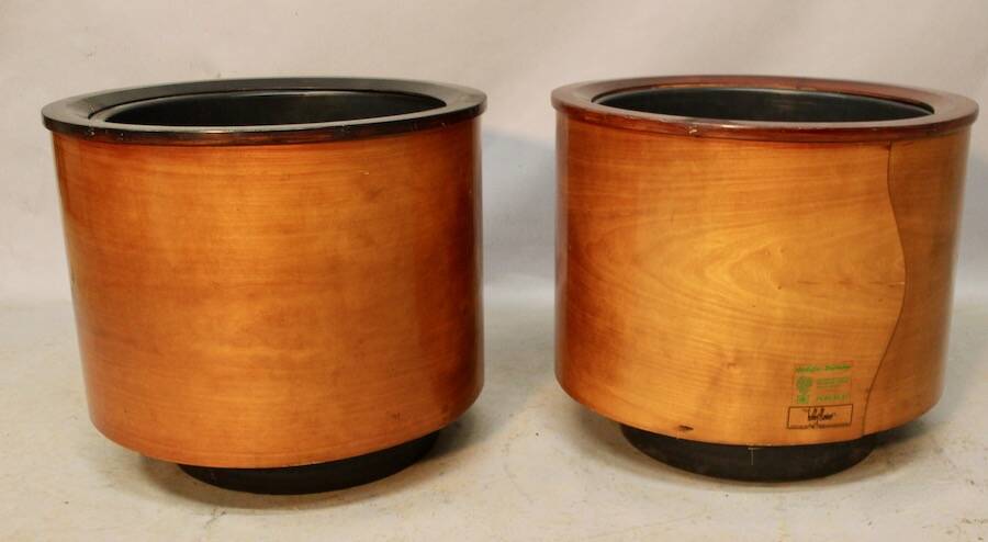 Paire de cache pots hobby flower avec intérieur.