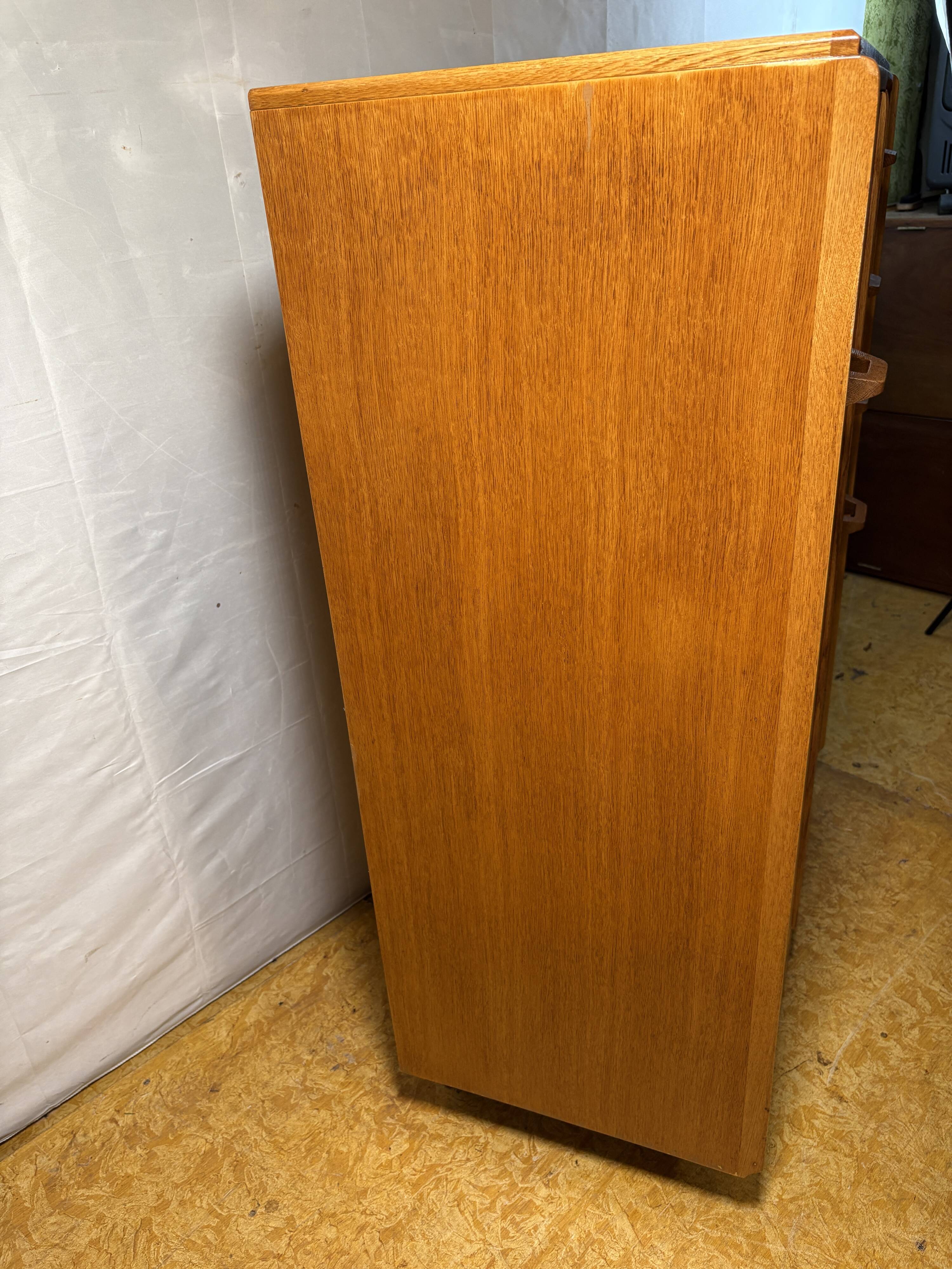 Rare Vintage G-Plan E. Gomme Oak Compactum Gentleman’s Wardrobe c.1950–1960