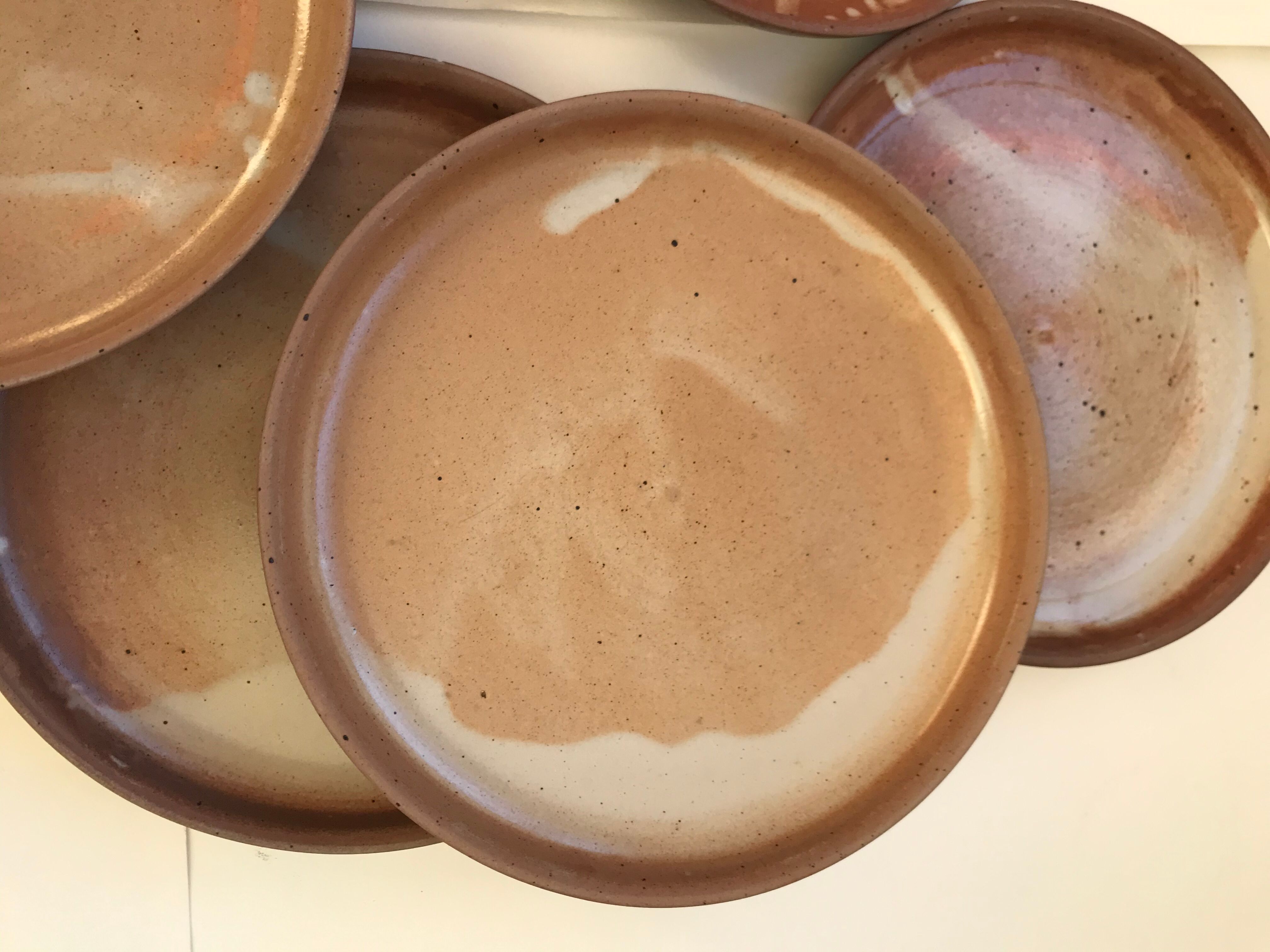 11 vintage sandstone plates