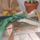 Painting, oil on canvas still life, Michel Mercier