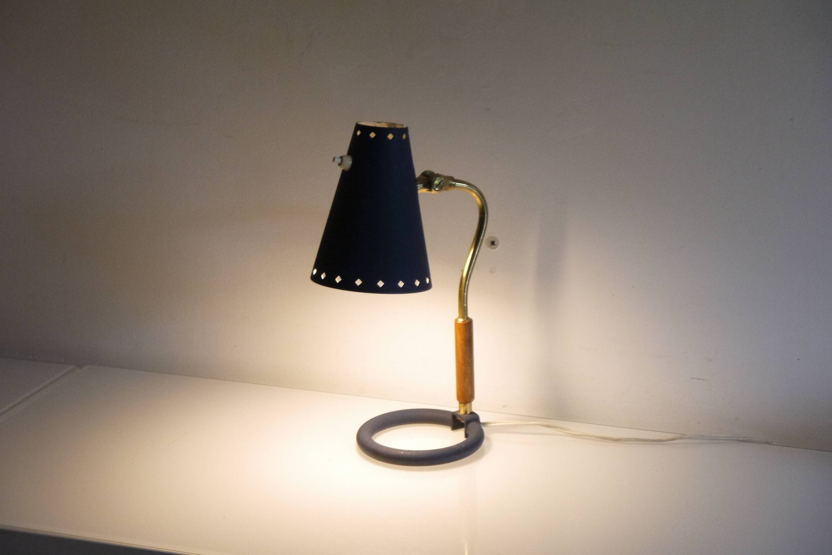 Lampe suédoise 1950 de Borens Boras