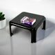 Coffee Table 'Elena', Vico Magistretti Design for Metra Italy, Glossy Black, 1970s