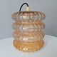 Vintage pendant lamp molded glass 60/70s