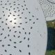 White wrought iron garden furniture