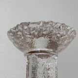 Olympics glass candle holder by Lars Hellsten for Orrefors, Sweden, 1984