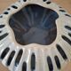 Vintage ceramic openwork vase