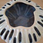 Vase ajouré en céramique vintage