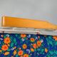 Pair of folding armchairs vintage camping Pouch DDR flowery