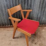 Scandinavian vintage bridge chair