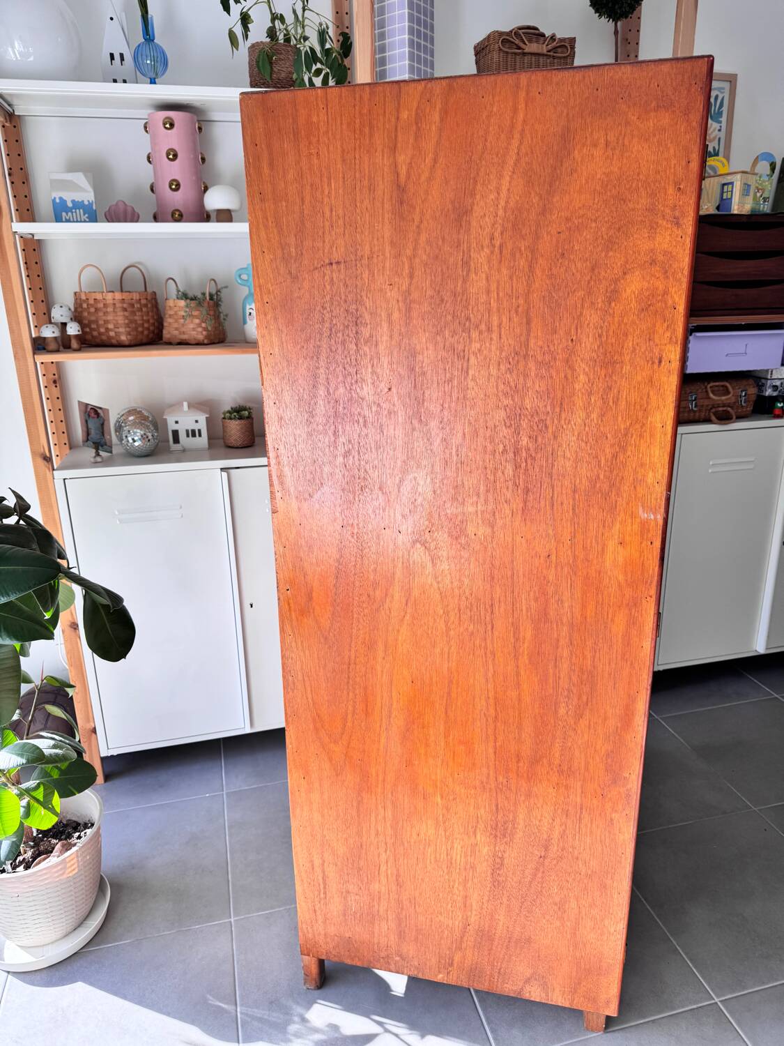 Vintage old pantry cupboard - jam cupboard - bonnetière - furniture