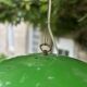 Green metal industrial pendant light