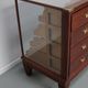 Antique English oak and glass counter/display cabinet, circa 1920-1930