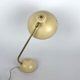 Midcentury Italian lacquer and brass table lamp from 50s