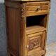 Louis XVI style walnut nightstand or bedside table circa 1900