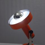 Applique vintage spot orientable aluminium orange design 1970s