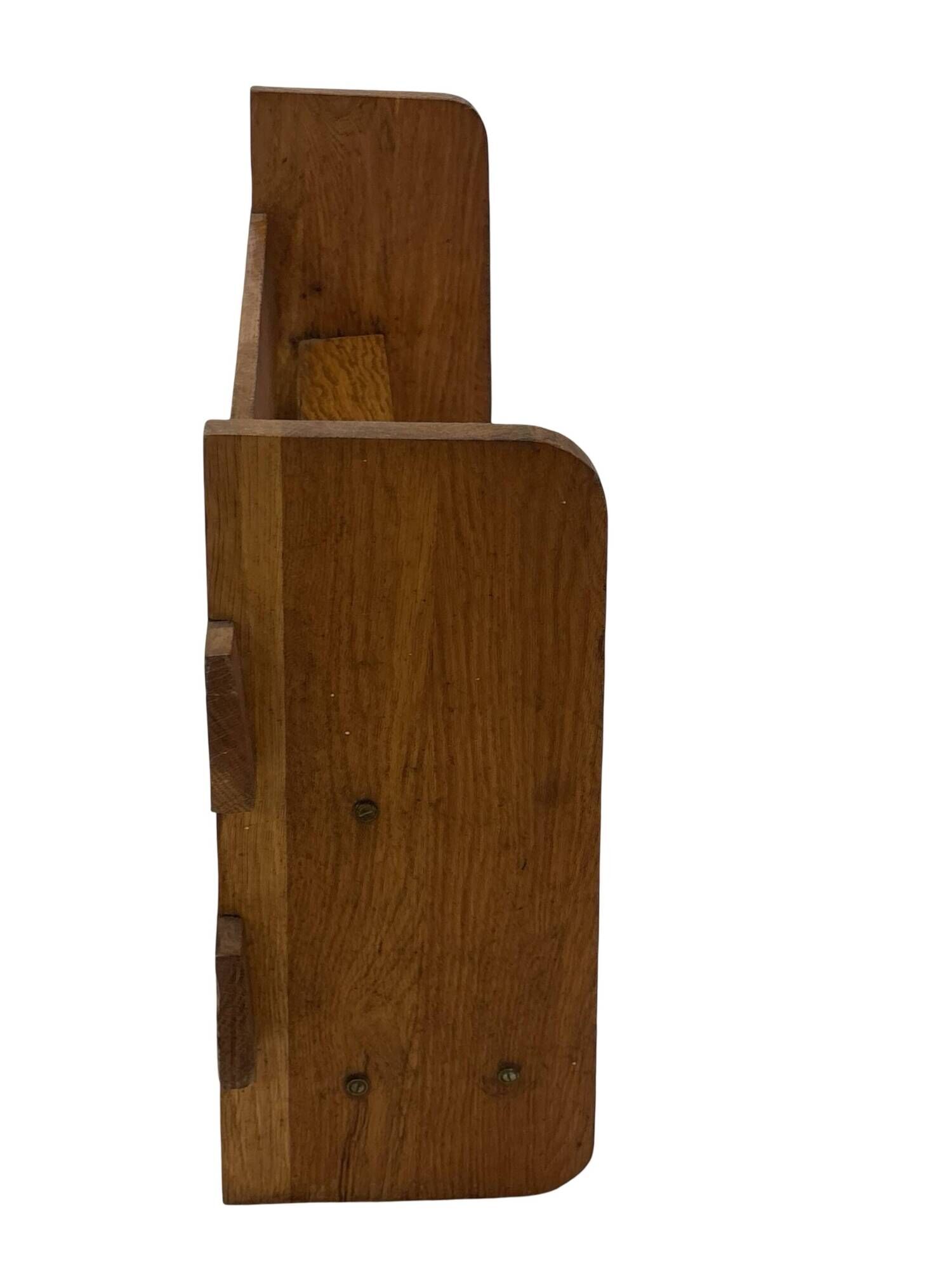 Vintage wooden standing bookcase from the 1950s