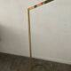 Vintage brass counterweight floor lamp