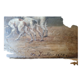 Hunting scene painting