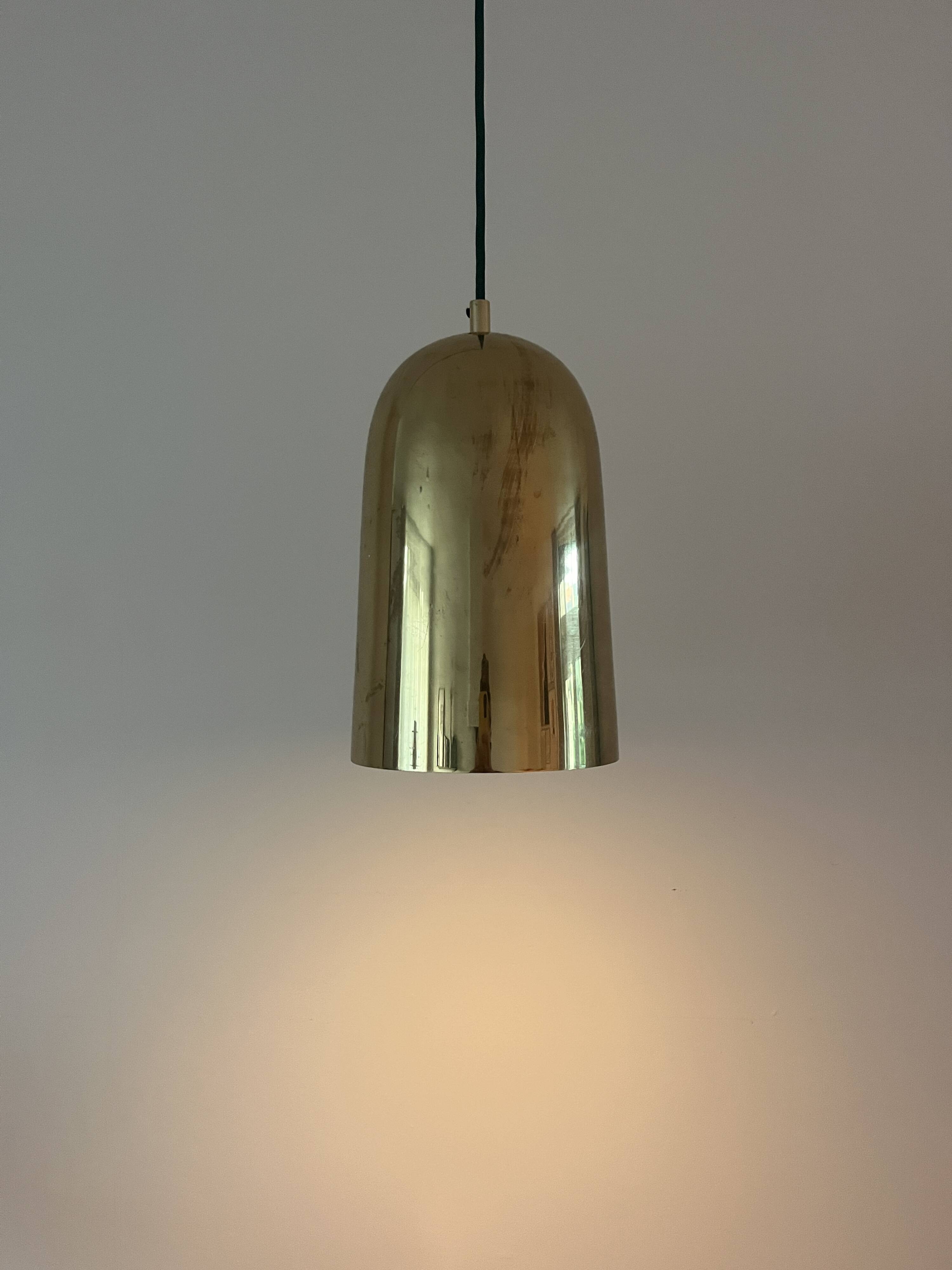 Vintage Danish Brass pendants - set of 2