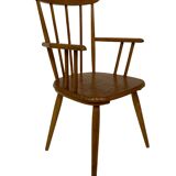 Vintage children's chair children's room slatted chair design 50's