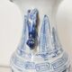 Vase chinois décor lotus