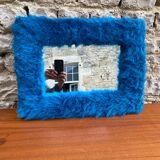 mirror with fur trim