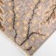 3x7 Cream & Brown Oriental Vintage Rug, 108x207Cm