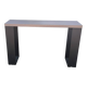 Solid wood and wrought iron console PH Collection