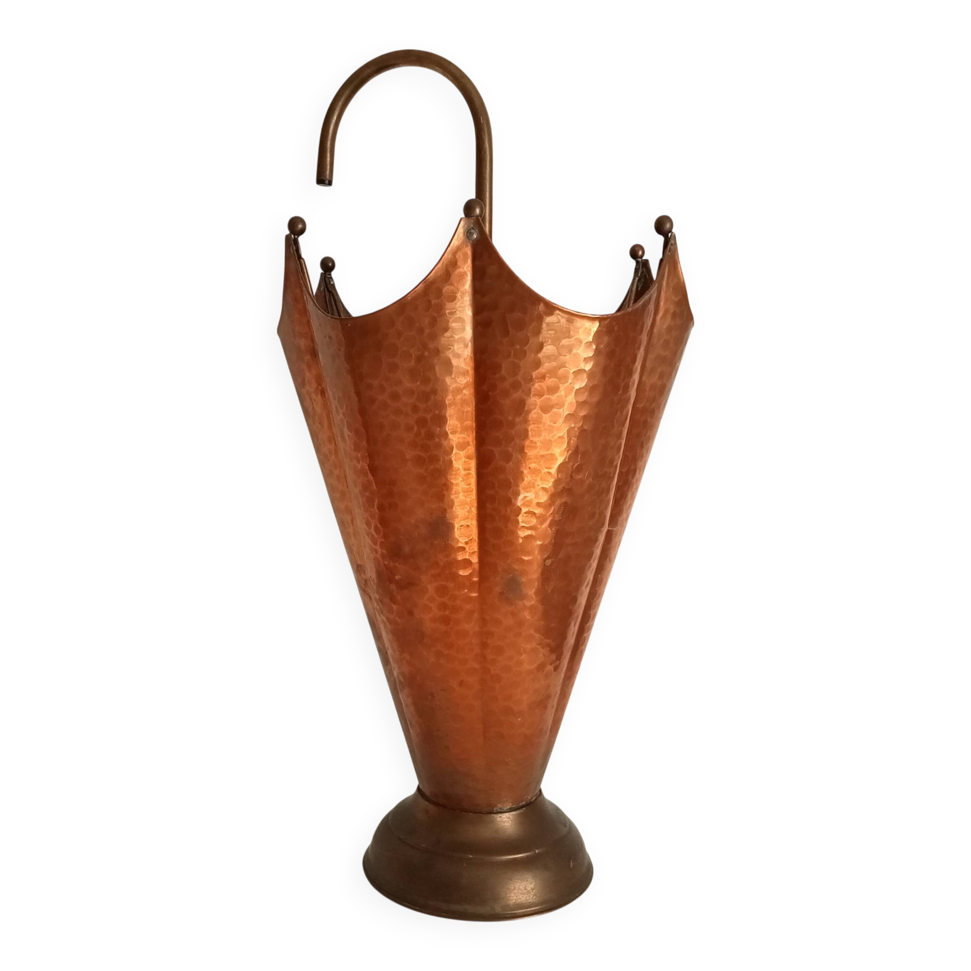 Vintage umbrella stand in Hollywood Regency style from the 1960s.