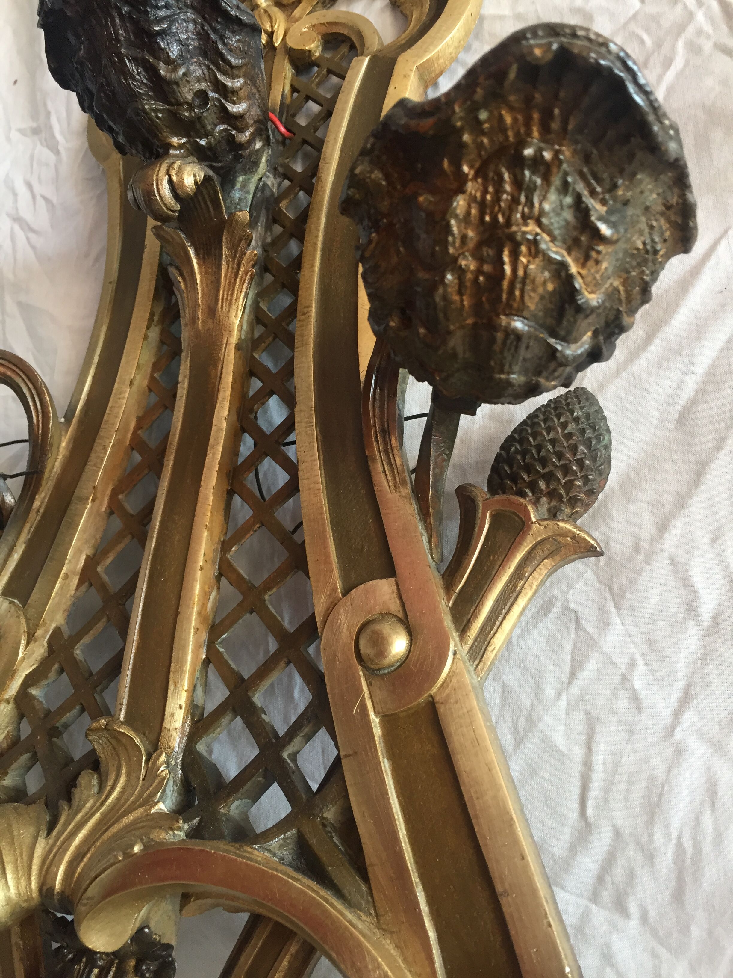 Pair regency sconces