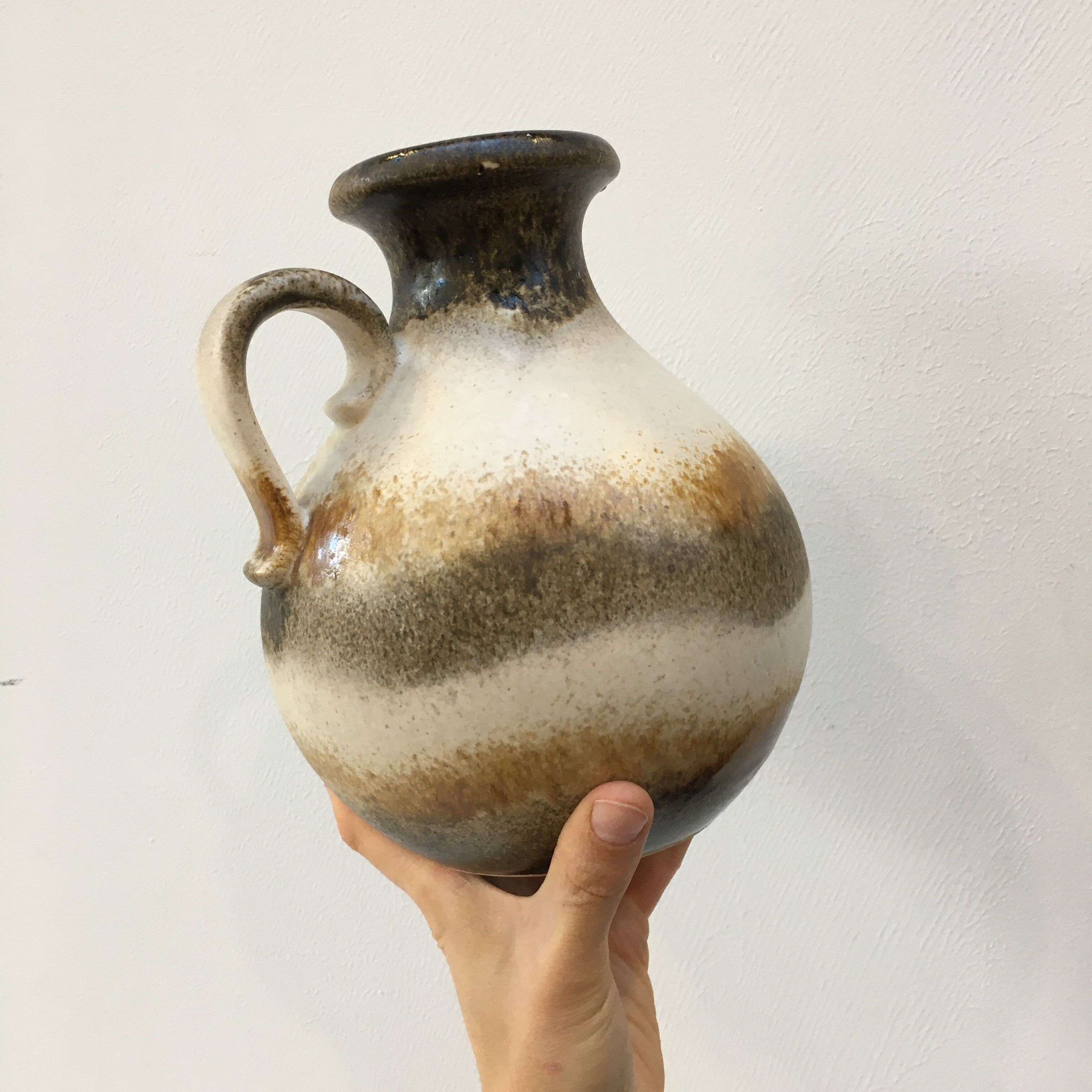 Ceramic decanter west Germany