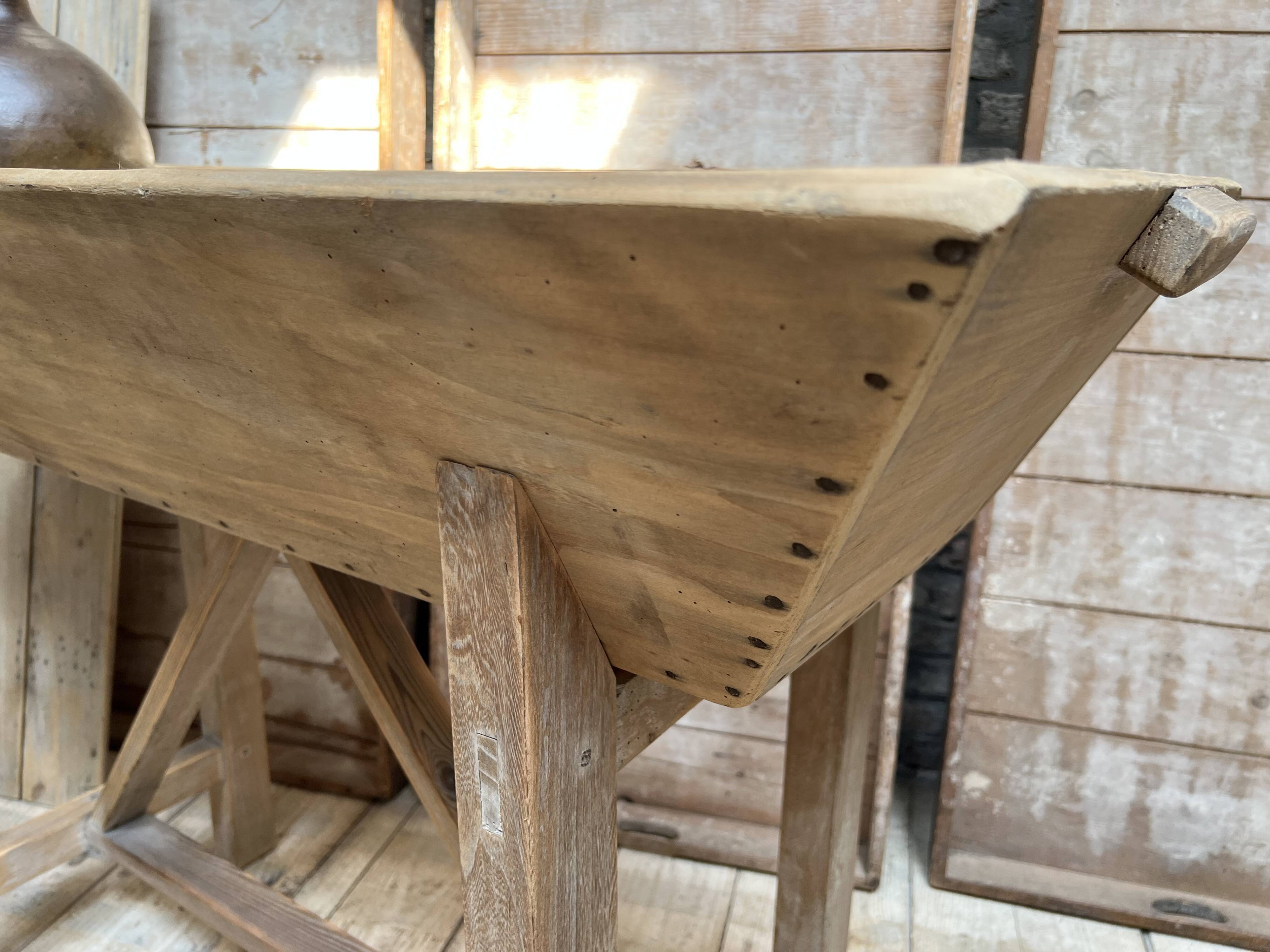 Light-wood pedestal bread maker furniture