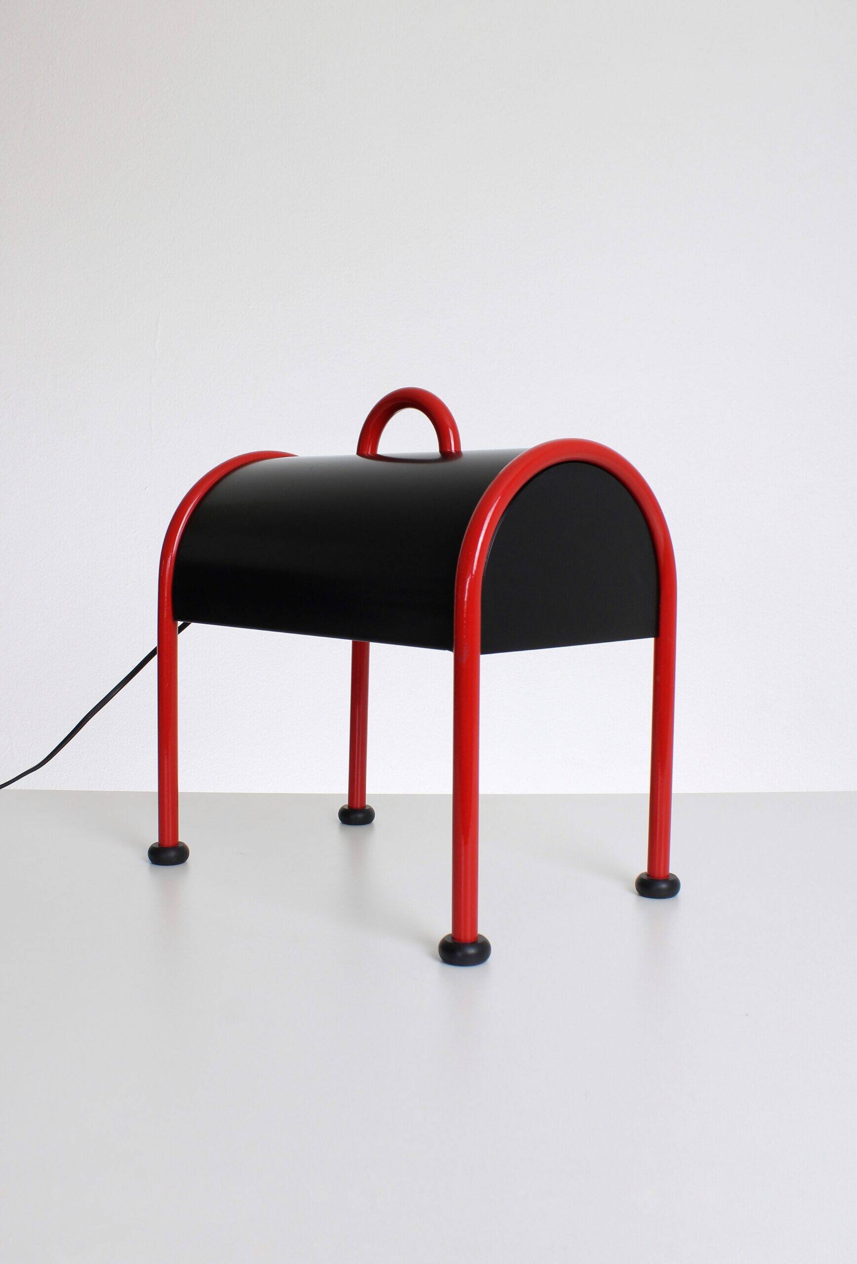 Valigia table lamp by Ettore Sottsass for Stilnovo, 1977