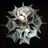 Murano glass chandelier "Eliche" by Venini, Italy, 1960s