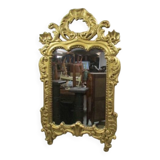 Miroir ancien en bois doré