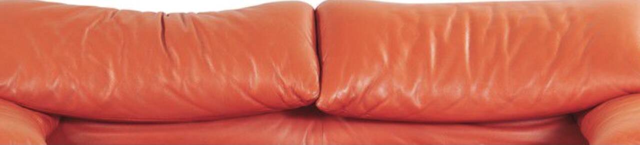 Cassina Maralunga leather sofa