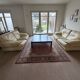 set of 2 sofas and 1 pouffe
