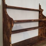 Old wooden shelf